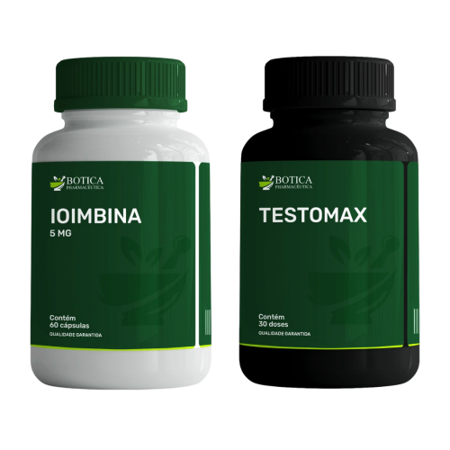 Combo Testomax + Ioimbina 5mg 60 cápsulas