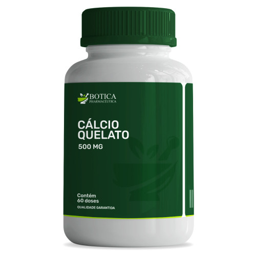 Cálcio Quelato 500mg - 60 doses