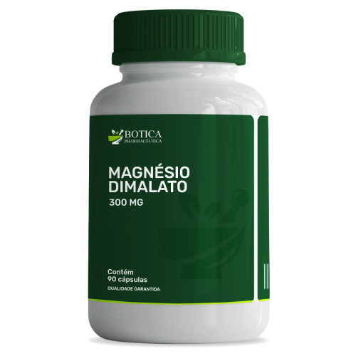 Magnésio Dimalato 300mg - 90 cápsulas