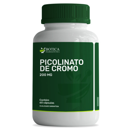 Picolinato de Cromo 200mcg - 60 Cápsulas