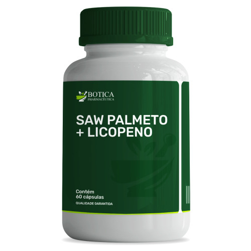 Saw Palmetto 160mg + Licopeno 10mg - 60 cápsulas